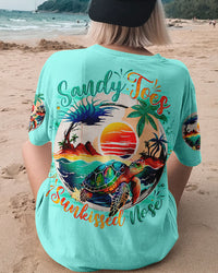 SANDY TOES SUNKISSED NOSE TURTLE ALL OVER PRINT - TLNO2906231
