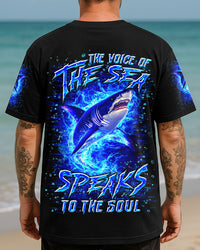 THE VOICE OF THE SEA SPEAKS TO THE SOUL SHARK ALL OVER PRINT - YHLN0210252