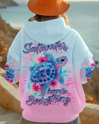 SALTWATER HEALS EVERYTHING TURTLE ALL OVER PRINT - TLNT0802253