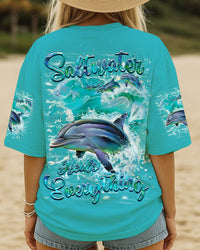 SALTWATER HEALS EVERYTHING DOLPHIN ALL OVER PRINT - YHHN1109251