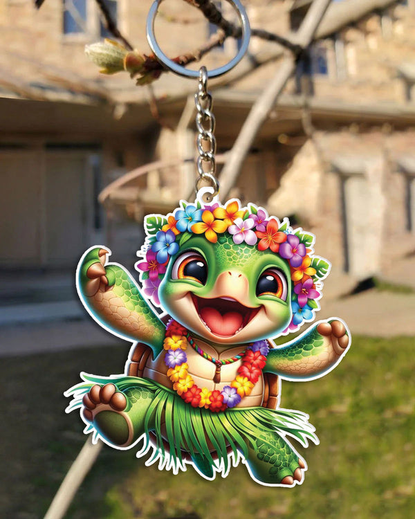 FUNNY CUTE TURTLE ORNAMENT & KEYCHAIN - YHHN0909255