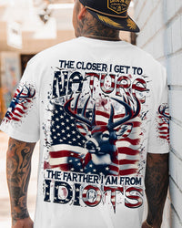 THE CLOSER I GET TO NATURE DEER ALL OVER PRINT - YHHN1209253