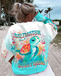 SALTWATER HEALS EVERYTHING TURTLE ALL OVER PRINT - TLNT0512231
