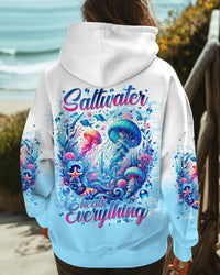 SALTWATER HEALS EVERYTHING TURTLE ALL OVER PRINT - TLNT1301254