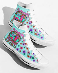 GLAMPING I'M TO BOUGEE HIGH TOP CANVAS SHOES - TLTR1906235
