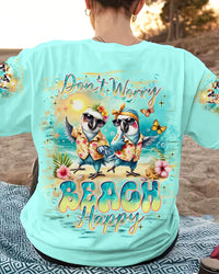 DON'T WORRY BEACH HAPPY PARROT ALL OVER PRINT - TLNT1405241