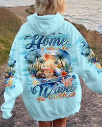 HOME IS WHERE THE WAVES CRASH ALL OVER PRINT - TLNT2908231
