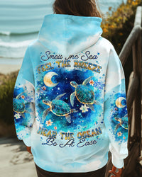 SMELL THE SEA FEEL THE BREEZE TURTLE ALL OVER PRINT - TLTR3009246