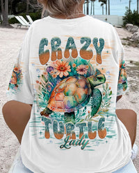 CRAZY TURTLE LADY ALL OVER PRINT - TLNT1504241
