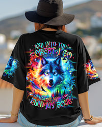 AND INTO THE FOREST I GO WOLF ALL OVER PRINT   - TLTR2703252