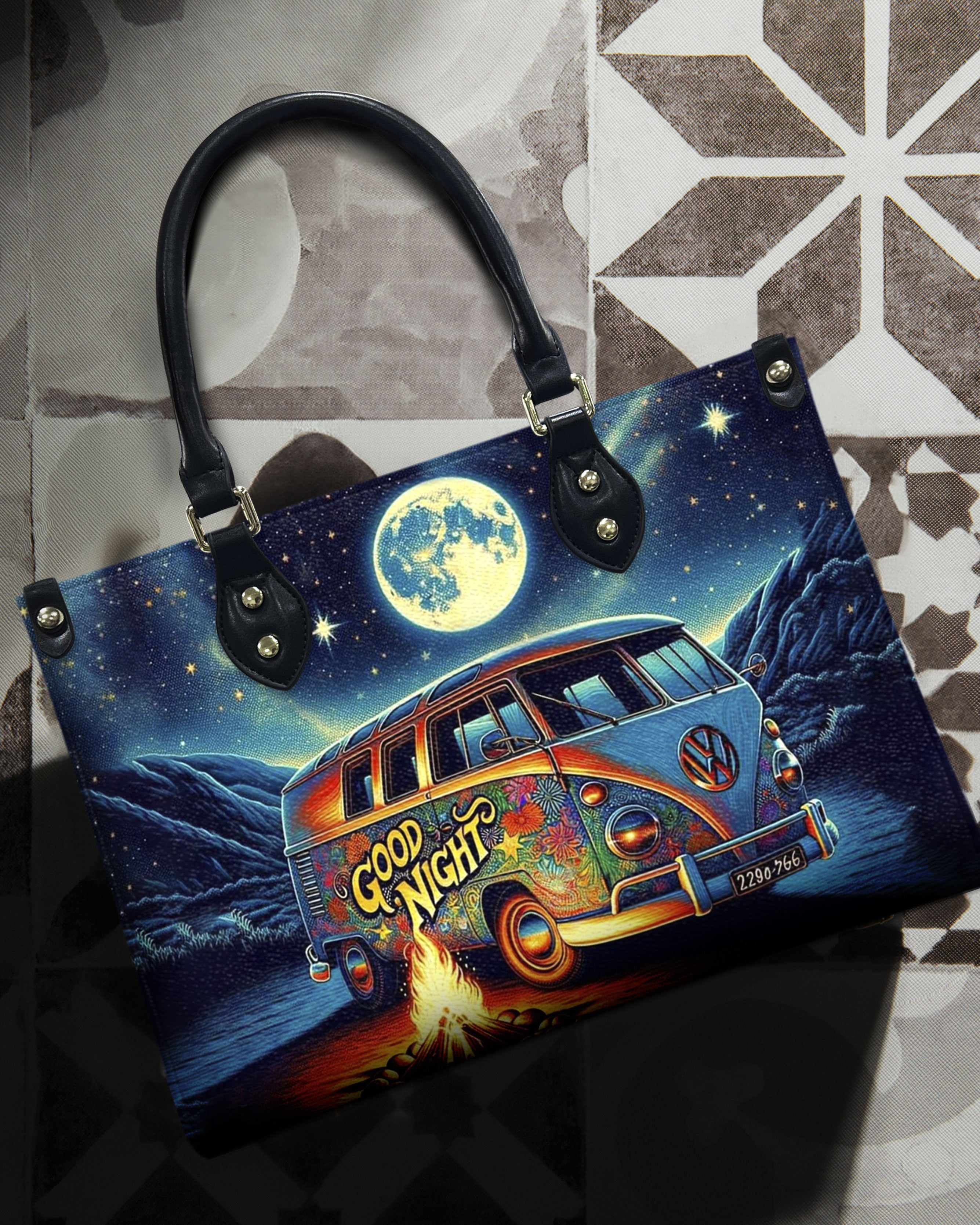 CAMPING NIGHT LEATHER HANDBAG - YHHN1212244