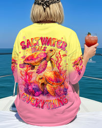 SALTWATER HEALS EVERYTHING TURTLE ALL OVER PRINT - TLNT2712251