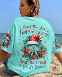 SMELL THE SEA FEEL THE BREEZE CHRISTMAS STARFISH ALL OVER PRINT - YHLN2010234