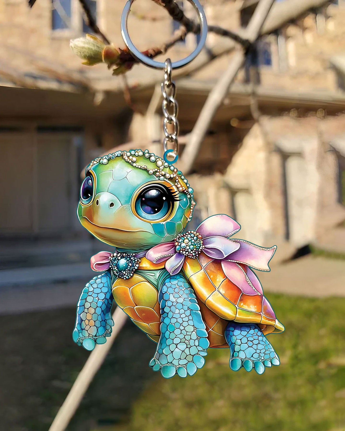 ADORABLE TURTLE ORNAMENT & KEYCHAIN - YHLT1709254