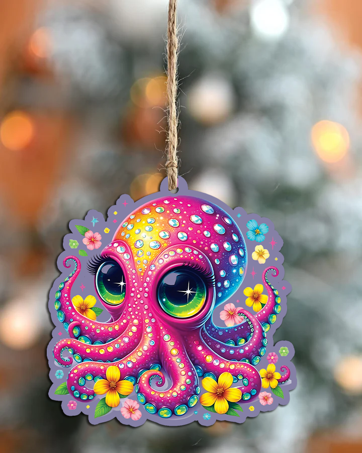 CUTE OCTOPUS ORNAMENT & KEYCHAIN - YHHN0809257