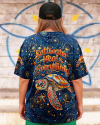 SALTWATER HEALS EVERYTHING TURTLE ALL OVER PRINT  - TLNT1304262