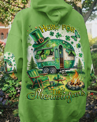 HERE FOR THE SHENANIGANS PATRICK'S DAY ALL OVER PRINT - TYTD1101242