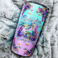 SALTWATER HEALS EVERYTHING TURTLE TUMBLER - TLNT0512233