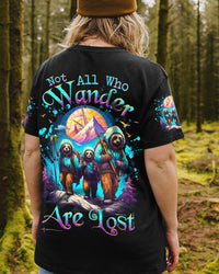 NOT ALL WHO WANDER ARE LOST SLOTH ALL OVER PRINT - TLTW2207231