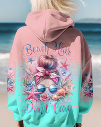 BEACH HAIR DON'T CARE ALL OVER PRINT - YHLN0612322