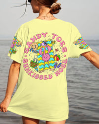 SANDY TOES SUNKISSED NOSE FLAMINGO ALL OVER PRINT - TLNT0407233