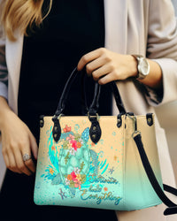 SALTWATER HEALS EVERYTHING LEATHER HANDBAG - YHLT2207244
