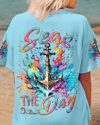 SEAS THE DAY ANCHOR ALL OVER PRINT - YHLN0107242