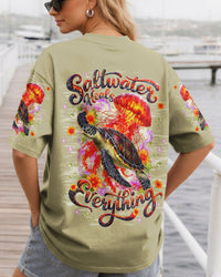 SALTWATER HEALS EVERYTHING TURTLE ALL OVER PRINT - TLNT3103261