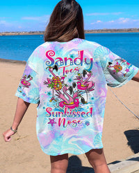 SANDY TOES SUNKISSED NOSE FLAMINGO ALL OVER PRINT - TLTW1207231