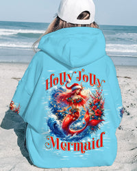 HOLLY JOLLY MERMAID CHRISTMAS ALL OVER PRINT - TYTD0311234