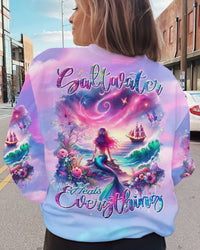 SALTWATER HEALS EVERYTHING MERMAID ALL OVER PRINT - TLTR1011232