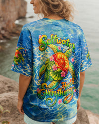 SALTWATER HEALS EVERYTHING TURTLE ALL OVER PRINT - TLNT1303261