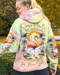 SOME GIRLS ARE JUST BORN FLAMINGO BEACH ALL OVER PRINT - TLTR2411233