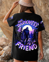 HELLO DARKNESS MY OLD FRIEND BIGFOOT ALL OVER PRINT -  TLNT1411251