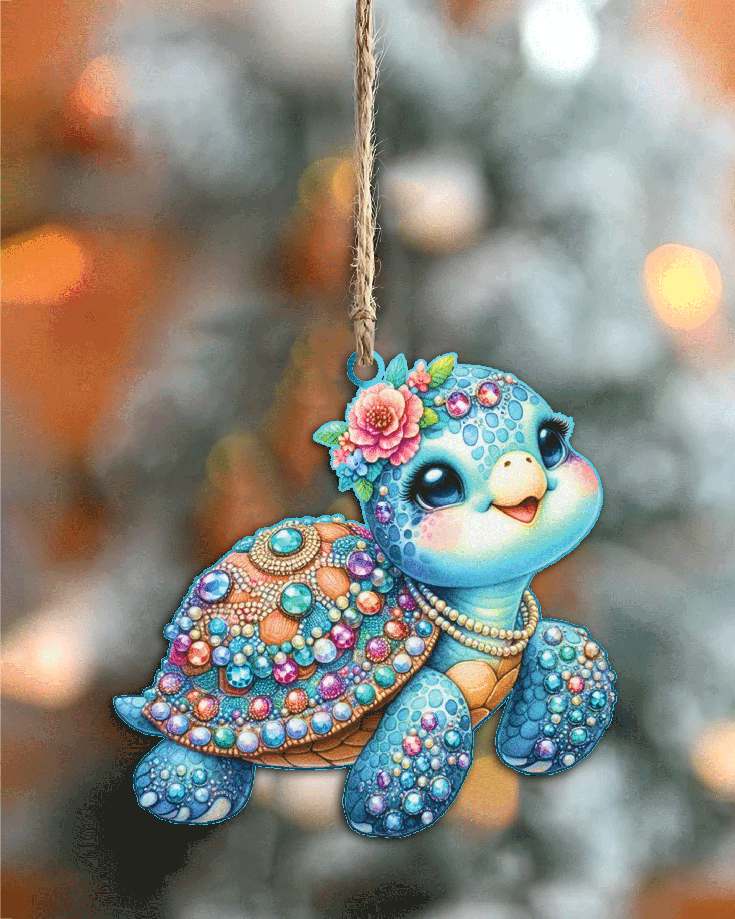CUTE SEA TURTLE ORNAMENT & KEYCHAIN - YHLT2508252