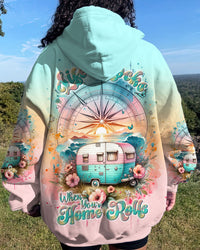 LIFE ROCKS WHEN YOUR HOME ROLLS COMPASS ALL OVER PRINT - TLNT2301243