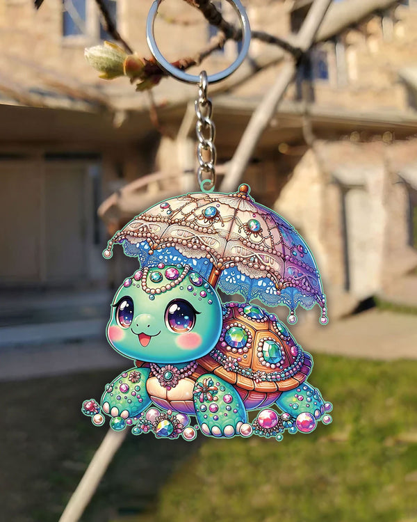 GLOWING TURTLE ORNAMENT & KEYCHAIN - YHLT1509255