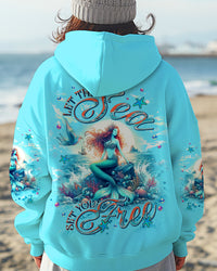 LET THE SEA SET YOU FREE MERMAID ALL OVER PRINT - TLNT2306251