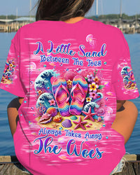 A LITTLE SAND BETWEEN THE TOES FLIP FLOPS ALL OVER PRINT - TLTW1906241
