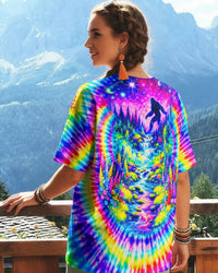 WANDER BIGFOOT NATURE COLORFUL SWIRL  ALL OVER PRINT - TLNT2601261