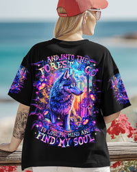 AND INTO THE FOREST I GO WOLF ALL OVER PRINT   - TLTR2503252