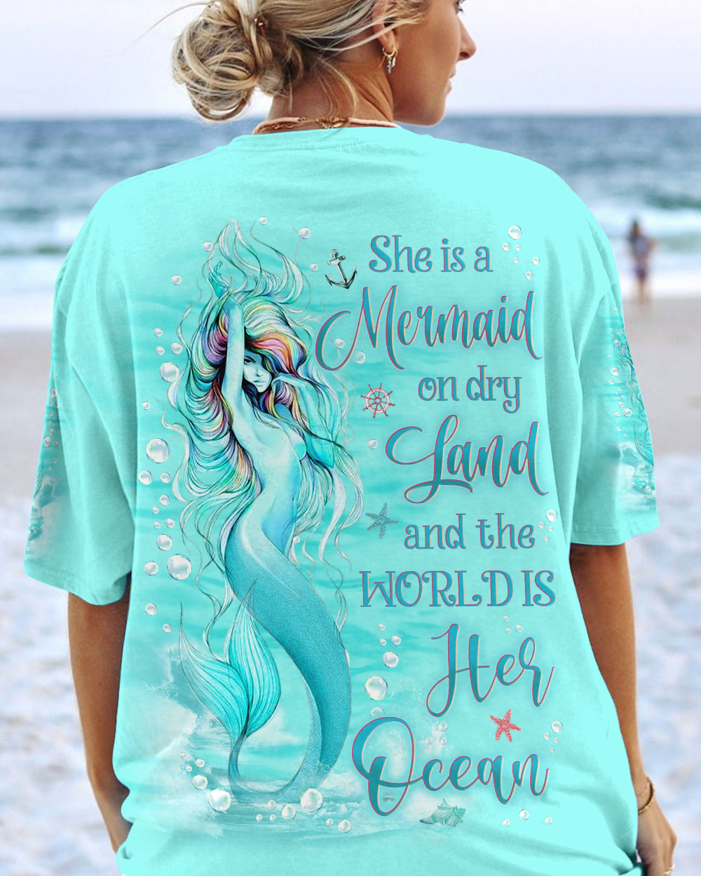 SHE IS A MERMAID ALL OVER PRINT - YHLN2809234