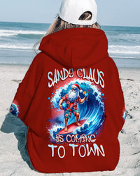 SANDY CLAUS IS COMING TO TOWN CHRISTMAS ALL OVER PRINT - TYTD0411234