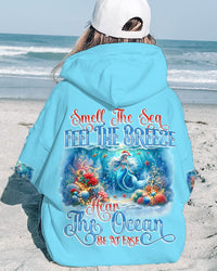 SMELL THE SEA FEEL THE BREEZE MERMAID CHRISTMAS ALL OVER PRINT - TYTD2110233
