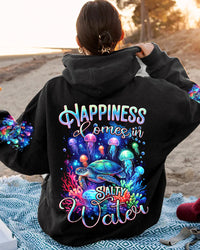 HAPPINESS COMES IN SALTY WATER ALL OVER PRINT - TYTD0712234