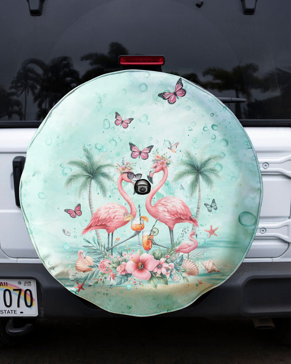SOME GIRLS ARE JUST BORN FLAMINGO AUTOMOTIVE - YHLT1809255