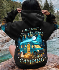 ALL I WANT FOR CHRISTMAS CAMPING ALL OVER PRINT - YHLT811232
