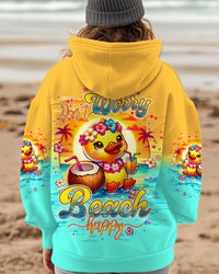 DON'T WORRY BEACH HAPPY DUCK ALL OVER PRINT  - TLNT1706251