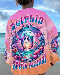 DOLPHIN IS MY SPIRIT ANIMAL ALL OVER PRINT - TLNT2512233