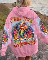 HOLLY JOLLY MERMAID CHRISTMAS ALL OVER PRINT - TLNT0911232